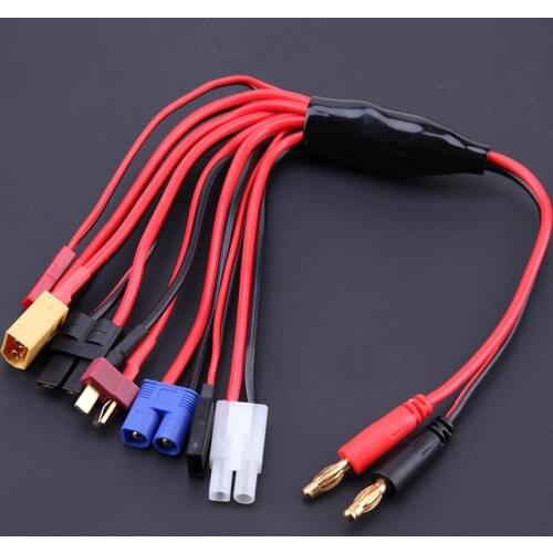 8 in 1 Lipo Battery Charger Multi Charging Plug Convert Cable For RC Car Accessories RC Parts High Quality