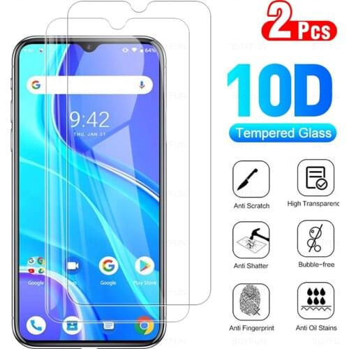 2Pcs Full Cover Protective Glass For UMIDIGI A7S Tempered Glass For UMIDIGIA7S A 7S MT6737 6.53" Phone Screen Protector Film