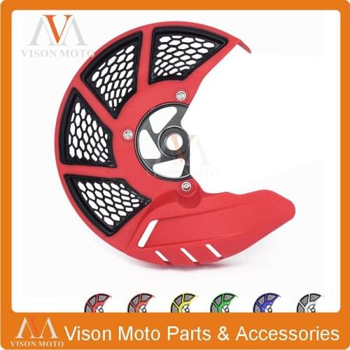 Front Brake Disc Rotor Guard Cover Protector For HONDA CR125R CR250R 04-07 CRF 250R 450R 2004-2020 CRF 250RX 450RX CRF 250X 450X
