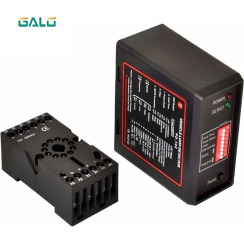 12V DC loop detector PD132 Auto Traffic Control sensor with adjustable sensitivity for parking guide