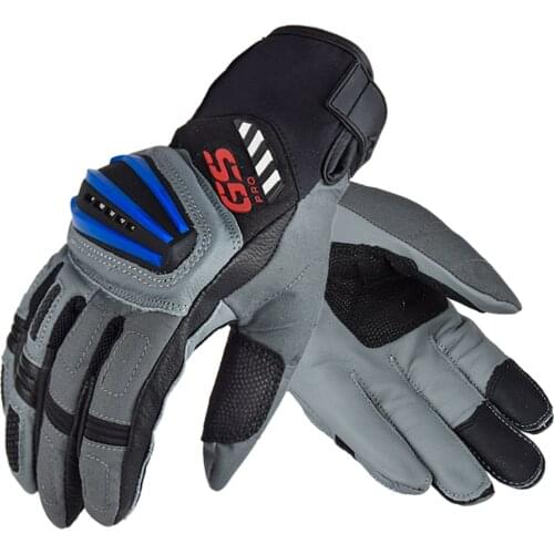 2021 Breathable Leather Motorcycle Gloves Rally Racing Touch screen Gloves Mens Motocross Gloves For BMW R1200GS R1250GS HONDA