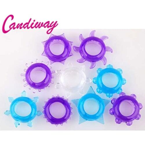 3pcs Delay Penis Rings Adult Products Male Cock Ring Masturbation extender Cage Impotence Erection Aid Sex aid Erectile Sex Toys