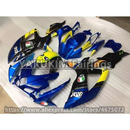 ABS Injection Fairings For SUZUKI GSXR 600 750 k8 2008 2009 2010 Motorcycle Fairing GSXR600 GSXR750 k8 bodywork fairing Custom
