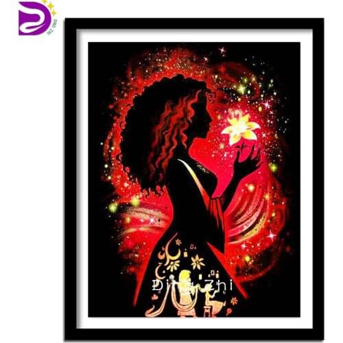 5D Diy Diamond Painting Full Square Round Drill Mermaid Girl Diamond Cartoon princess Embroidery Mosaic Home Decor Cross Stitch