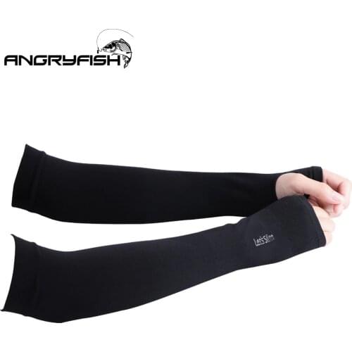 Very comfortable fabric summer sports sunscreen sleeves Skin-friendly ultra-comfortable ice sleeves fishing essential sunscreen products fingerless