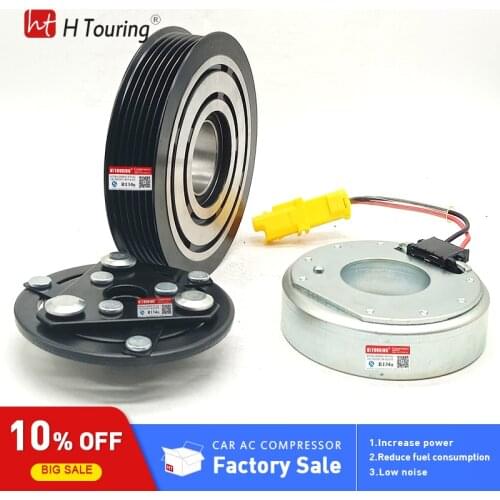 CAR AC compressor Clutch assy for citroen C-Elysee 2012-2015 For Peugeot 301 1.6L 9806599380 JSR11T602078 9676011680