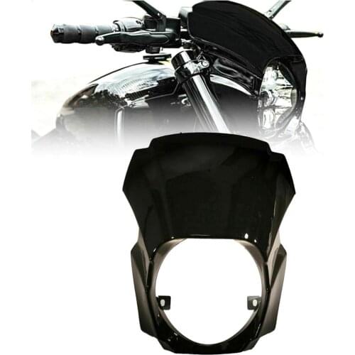 GLOSS BLACK HEADLIGHT FARING COVER FIT FOR HARLEY SOFTAIL BREAKOUT 2018 2019 2020 FXBR FXBRS Model