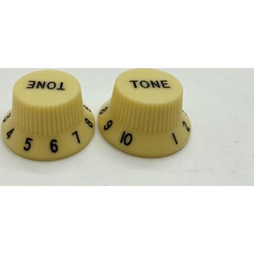 One piece Vintage Electric Guitar Plastic Control Knobs Made in Korea for sterling and tokai guitar Origtinal and new