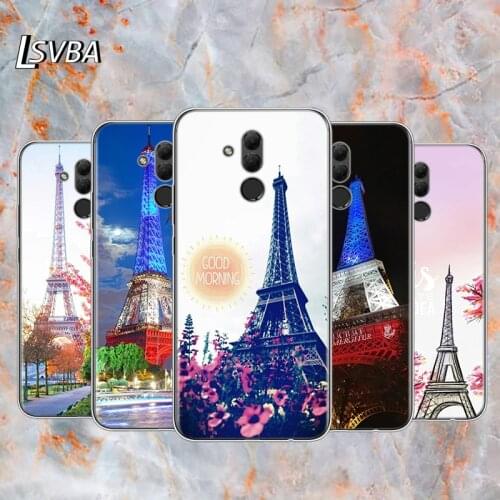 Paris Eiffel Tower Travel For Huawei Mate 40 30 20 20X 10 RS P Smart 2021 2020 Z S Pro Plus Lite 2019 Phone Case Shell
