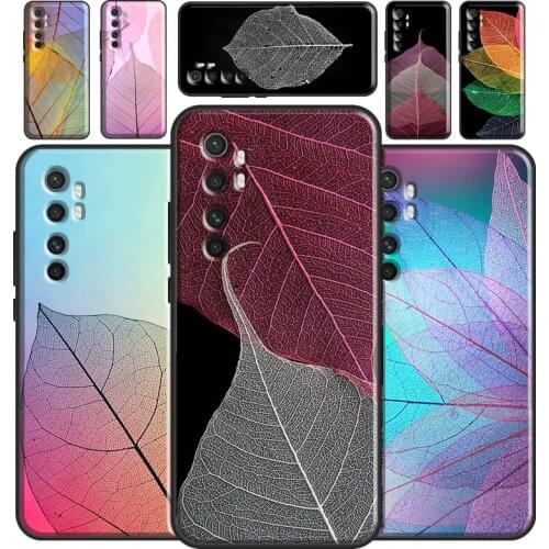Colorful Leaves Case For Xiaomi Mi 11 Lite Ultra 9 10 9T 10T Pro A3 POCO F3 F1 F2 M3 X3 Pro Bumper Cover