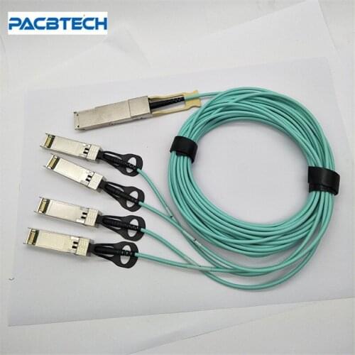 Data center 100G AOC QSFP28 to 4x25G SFP28 Breakout AOC Active Optical Cable 100G AOC Cable