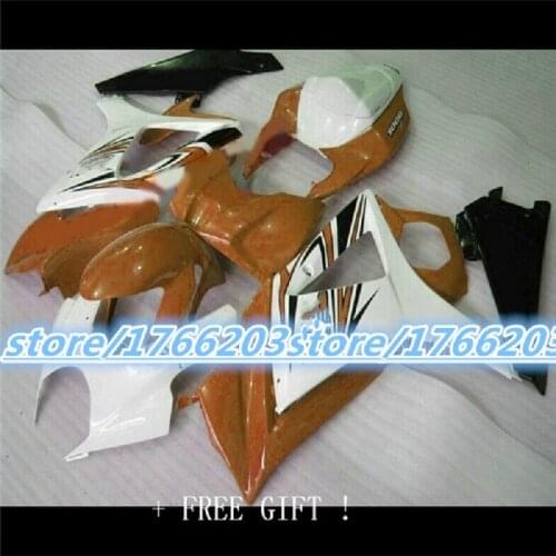 Brown white black ABS Injection fairing kit for SUZUKI GSXR1000 body kits GSXR 1000 2007-2008 GSXR1000 07-08 Fairing Bodywork