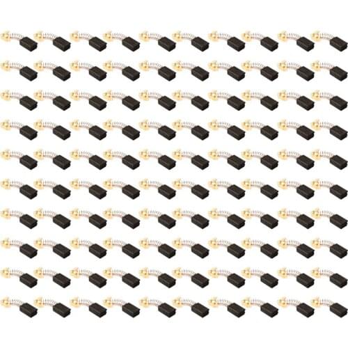 Best Promotion Wholesale Price 100 PCS 18 x 11 x 7mm Power Tool Carbon Brushes for Hitachi 999043