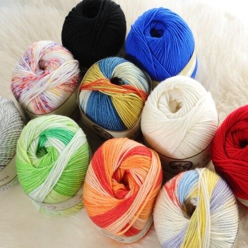 Many kinds of fancy yarn thick sweater knitting children or adults 50 g very soft diy hand crochet