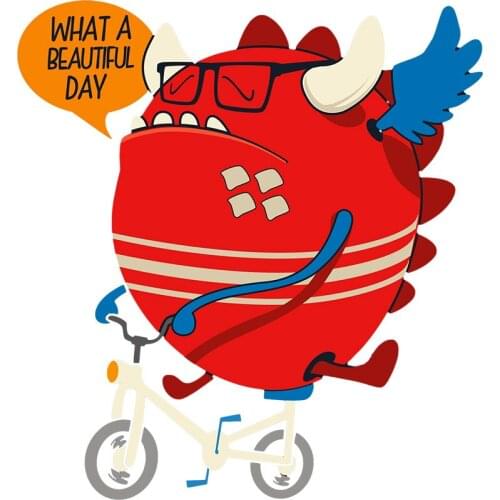 Three Ratels C530 fashion brand cartoon funny car stickers home decoration accessories for living room