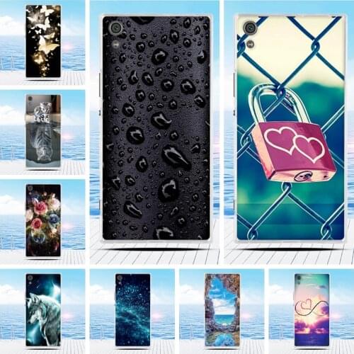 For Sony Xperia XA1 Ultra Case Cartoon 3D Relief Printing Pattern Back Cover TPU Soft Silicone Case