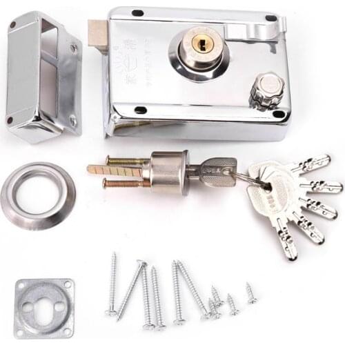 Exterior Door Lock Kit Security Anti-theft Locks With Multiple Insurance#1 Dropshipping