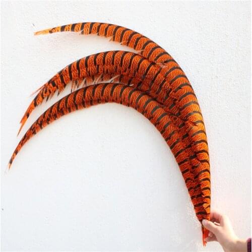 Wholesale 200Pcs Lady Amherst Pheasant Tail Feathers 32-36inch/80-90CM DIY Jewelry Wedding Decorations Pheasant Feather Plume