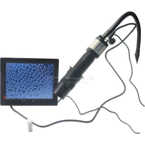 LY 15MM Diameter 40CM Length Hose Support 208A Lens CCD Camera with 8'' TFT Monitor for Bga Rework Machine CNC OCA