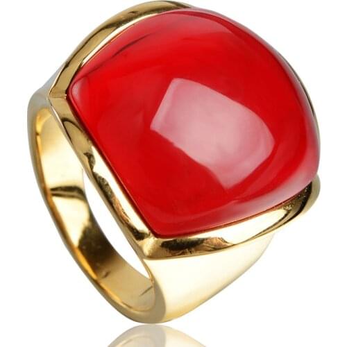 Big Size Opal Stone Stainless Steel Wedding Engagement Bands Ring Man Fashion Jewelry Anel Masculino Drop Shipping