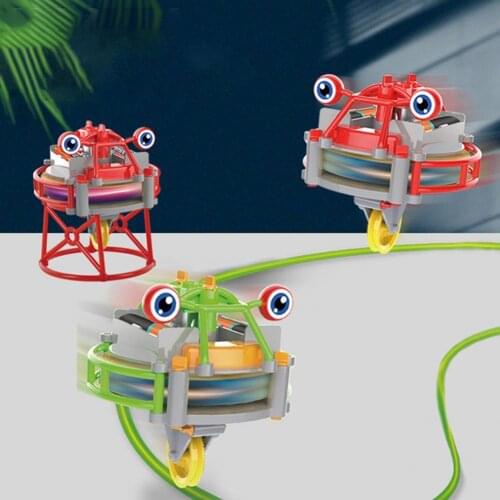 Wheelbarrow Toy Luminous-Top Two Modes Plastic Self-balancing Educational Toy Tumbler Unicycle Gift for Kids