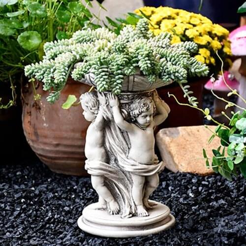Tuin Decoratie Garden Outdoor Gardens Decoration AmericMan eaty Flower Pot Ogrod Sculpture Tuinkabouter Poppenhuis Meubels