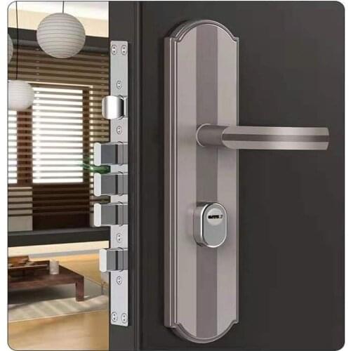 Universal Security Anti-theft Door Lock Indoor Bedroom Living Room Mechanical Vintage Door Lock Door Handle Lock Set
