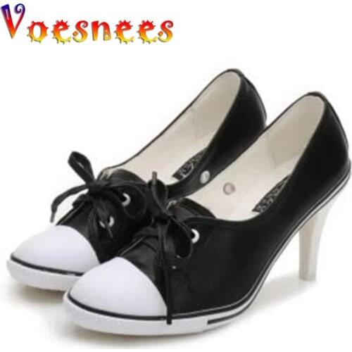 8 style Boots 2019 Womens Shoes High heels 6-8cm Female Pumps Low-top Ankle Lace-Up Thick heel Thin Heels Shallow Shoe