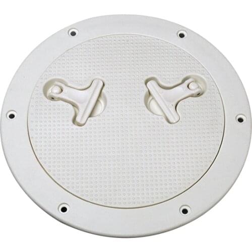 10 inch Deck Plate Corrosion Resistant Marine Access Boat Inspection Hatch Cover Plate for Marine Boating Water Sport