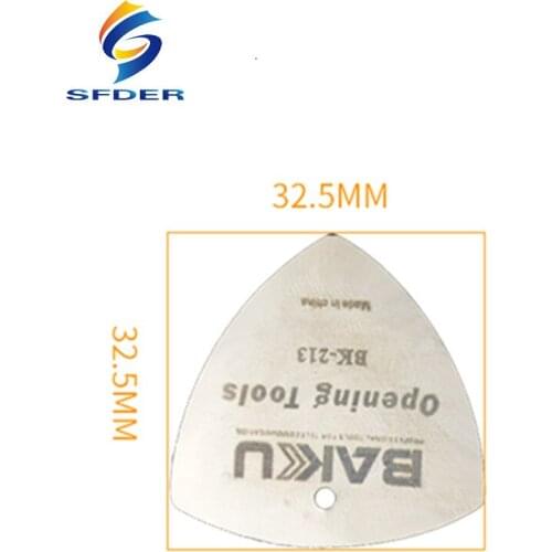 10pcs/lot BAKU Ultra Thin Stainless Steel Metal Open Pry Opener Metal Guitar Picks For LCD ScreenTablet Phone Repair Tools