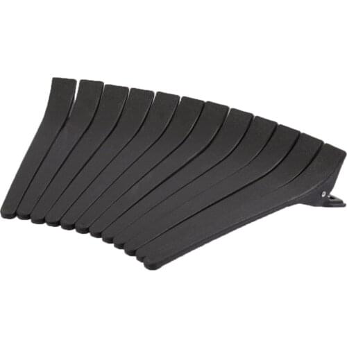 12 Matt Plastic Compartment Clips Barber Hair Clips Barber Shop Clips