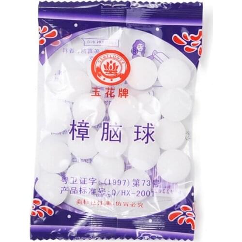 Moth Balls & Bars 20pcs/bag Natural Camphor Ball Wardrobe Shoe Odor Removal Insect-resistant Moth-proof