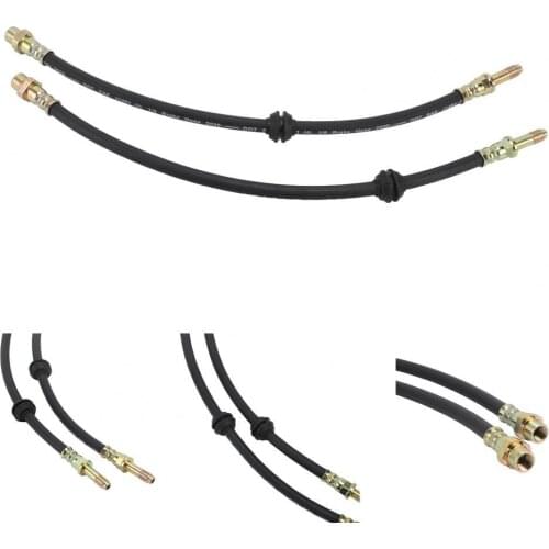Car Brake Hose Flexible Replacement Black Front Brake Pipe Modification 34321165587 34326766966 for BMW 3 Series E36 1990-2011