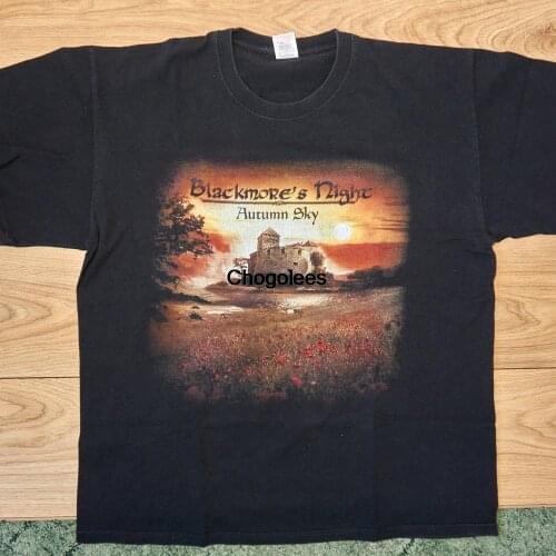 Blackmores Night Autumn Sky T Shirt rock band Ritchie Blackmore Size XL