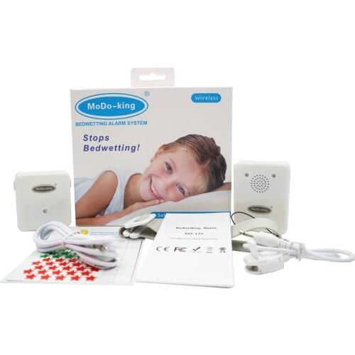 MoDo-king Wireless Reception Distance 30 Meters Bedwetting Alarm For Baby Kids Music Reminder Enuresis Alarm Nocturnal Enuresis