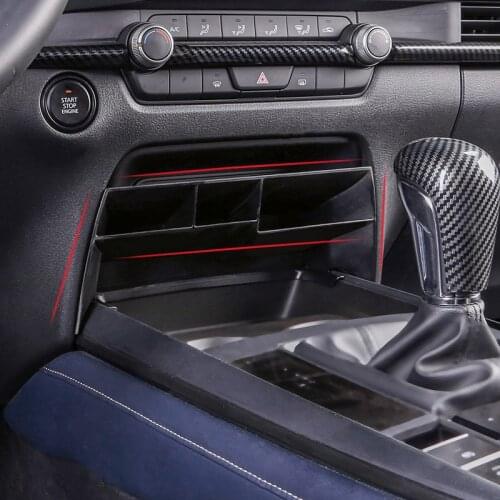 For Mazda CX-30 CX30 2020 2021 Central Control Armrest Box Storage Box Interior Mouldings styling accessories