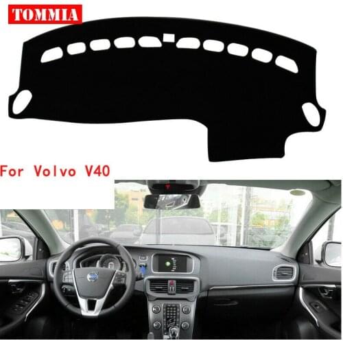 For Volvo V40 Car Dashboard Cover Non slip Dash Mat Sun Shade Carpet Pad