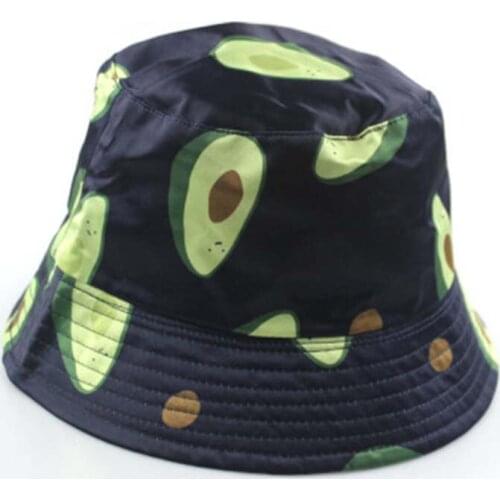 Printed Sunflower Mens Double-Sided Fisherman Hat Sun Flower Ladies Summer Outdoor Travel Sunshade Shopping All-Aatch Cap H3