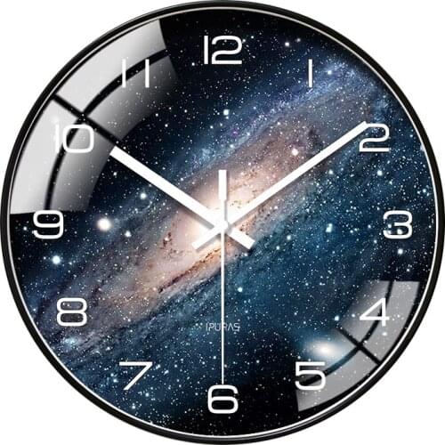 Round Silent Wall Clock Modern Design Quartz Bedroom Creative Simple Wallclock Living Room Zegar Scienny Home Decor AE50WC
