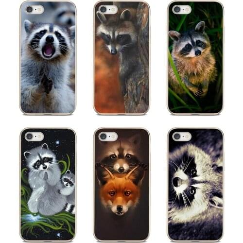 Soft Cases Cover For Samsung Galaxy A12 A31 A41 A51 A71 A20e A21s M30 A10 A30 A40 A50 A60 A70 Color-Raccoon-Animal