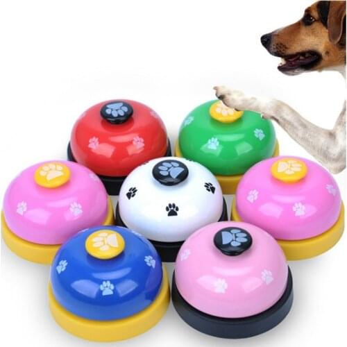 2020 New Pet Call Bell Dog Toys IQ Training Dog Cat Feeding Ringer Dog Toys For Teddy Puppy Pet Call