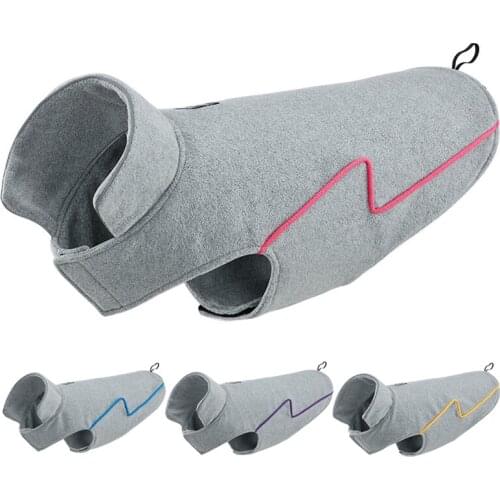 Dog Clothes Coat Thicken Fleece Winter Warm Pet Clothing for Small Large Dogs Pitbull French Bulldog Dog Jacket Costume Outfit