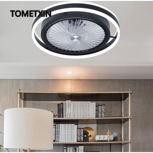 Ceiling fan Negative oxygen ions led decorative lamps Fans for home Ventilation kids in the nursery 220v 110v with control cool