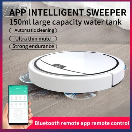 App Remote Control Robot Vacuum Cleaner With 150ml Water Tank Household Floor Cleaning Mopping Sweeper 2800Pa Robot aspirador
