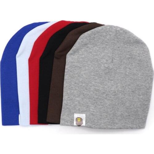 Solid Color Newborn Baby Hat Children Knitted Hat 0-3 Years Old Winter Cotton Warm Cap Spring Autumn Toddler Beanie Boy Girl Hat