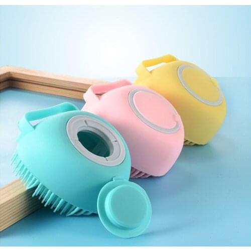 Bathroom Puppy Big Dog Pet Grooming Cat Bath Brush Soft Safety Silicone Pet Accessories for Dogs Cats Hair Tools Products