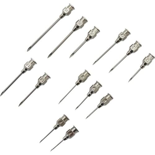 100 Pcs Poultry Animal Needle Syringe Needle Of Pigs And Chicken With 304 Stainless Steel Chicken Needles Pigs injection Pinhead