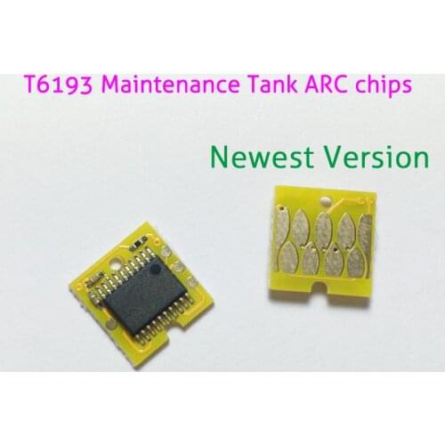 Stable Auto Reset chip for Epson SureColor F7070 maintenance tanks for Epson F6070 printer ink tanks chip F6070
