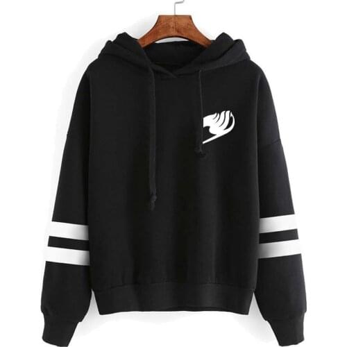 Anime Fairy Tail Hooded Men/women Sweatshirt Kpop Anime Hoodies High Quality Autumn Winter Fashion Design parallel bars Pullover