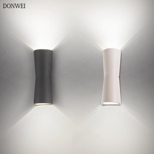 10W Up Down Dual-Head Outdoor Lighting Wall Lamps IP54 Waterproof COB LED Wall Light Living Room Porch Garden Lamp AC 85-265V